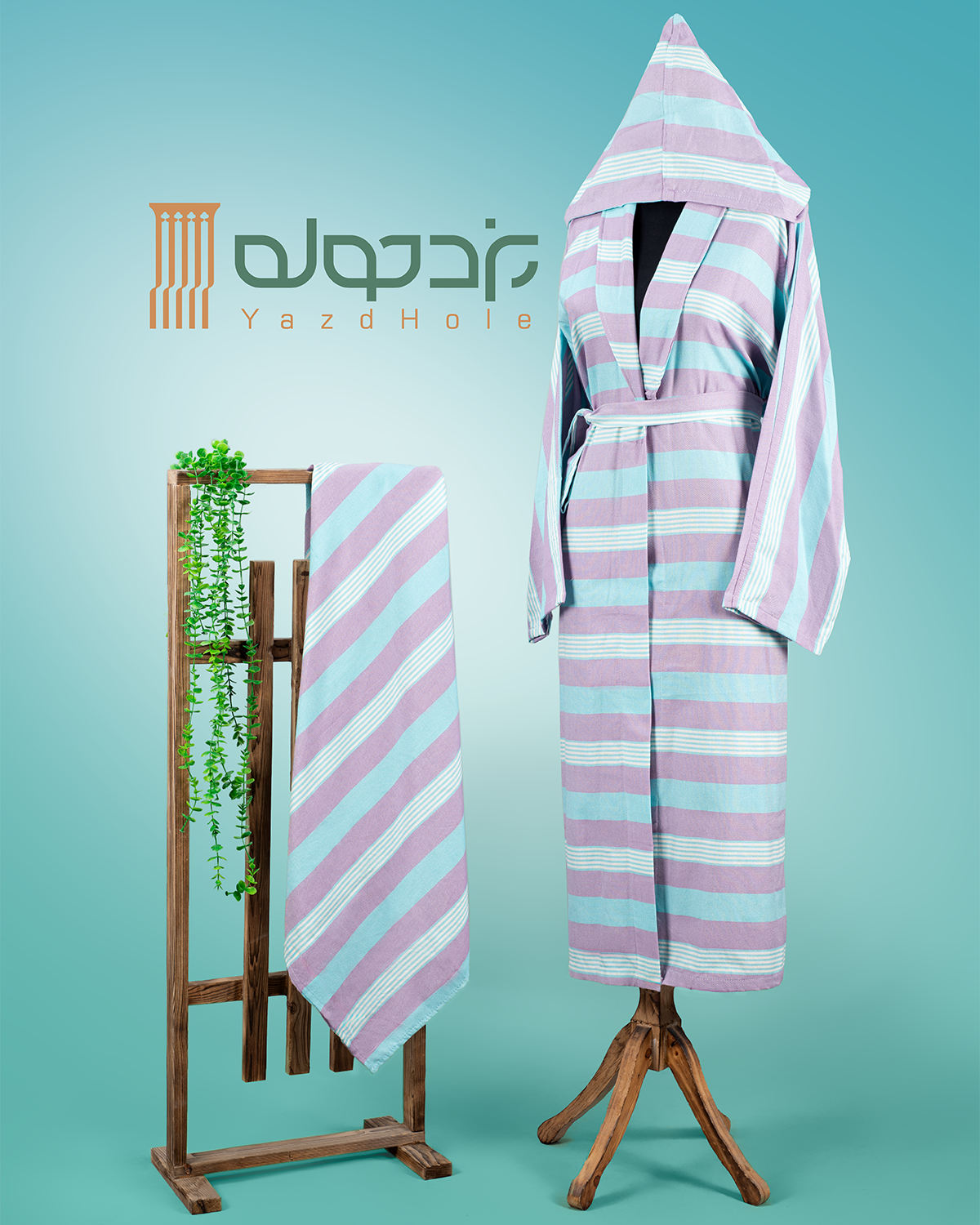 حوله تنپوش نخی سنتی یزدی طرح آریا کد 15
