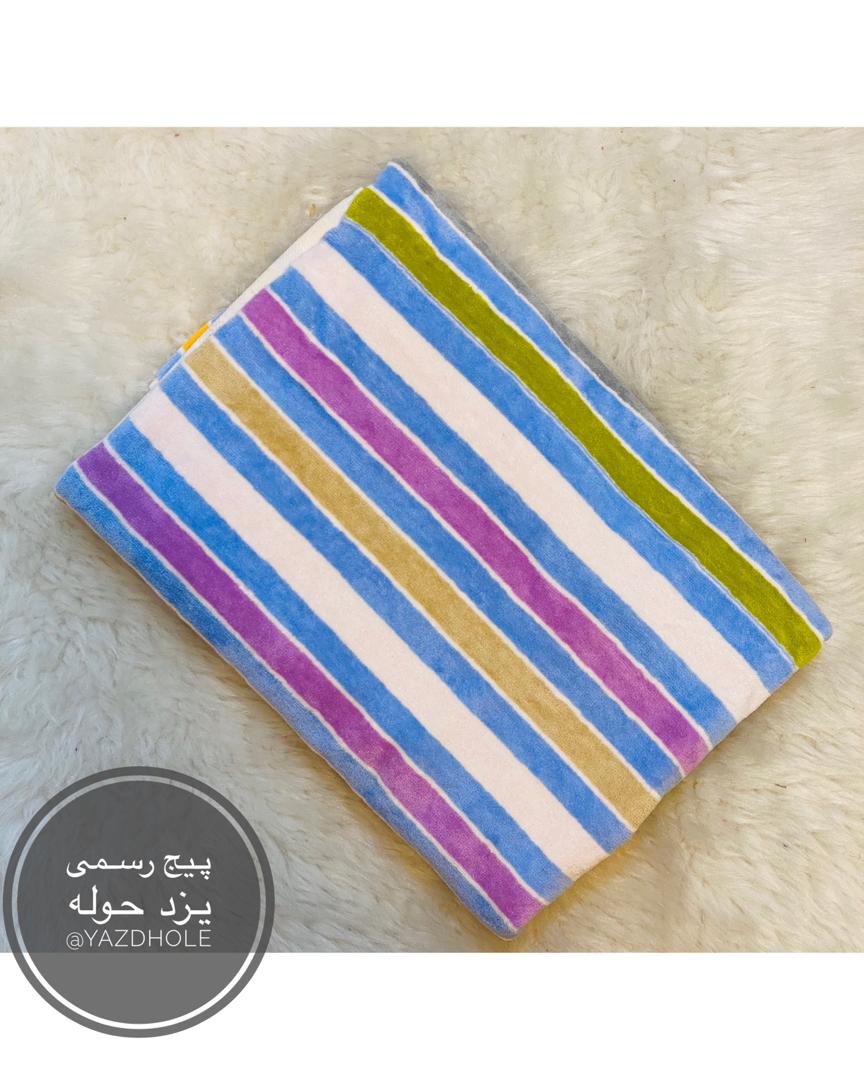حوله حمام نخ رنگی