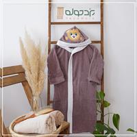 حوله تنپوش عروسکی خرس قهوه ای پررنگ
