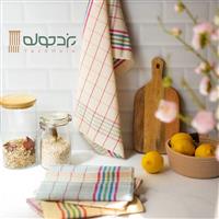 دستمال نخی یزدی چهارخانه 4 تایی